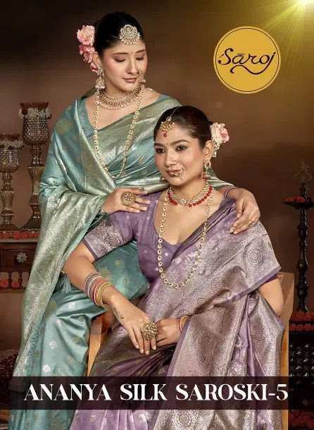 Ananya Silk Saroski Vol 5 By Saroj Silk Best Saree Wholesale Shop In Surat

